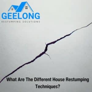 What Are The Different House Restumping Techniques_
